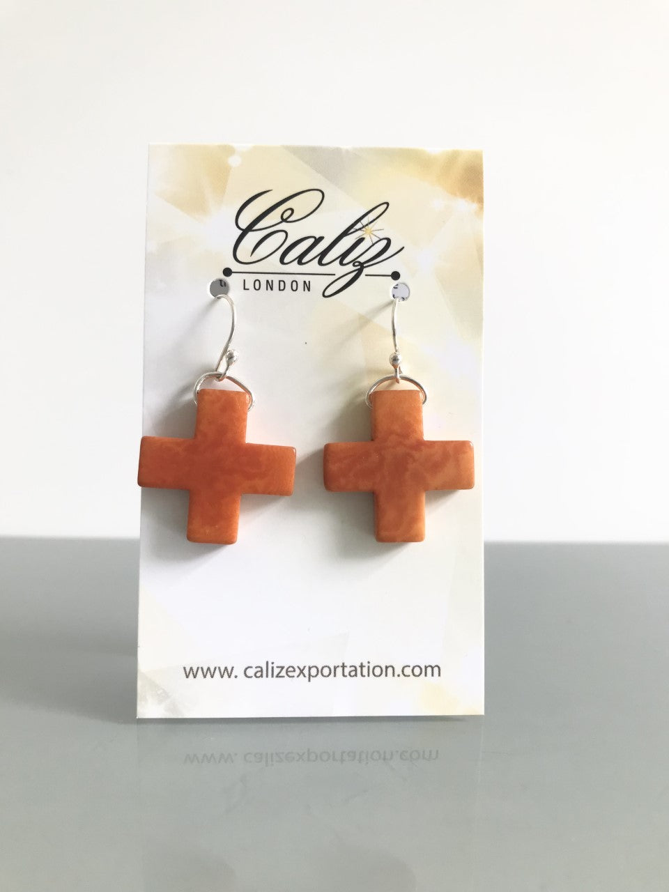 Cruz Earrings - Orange