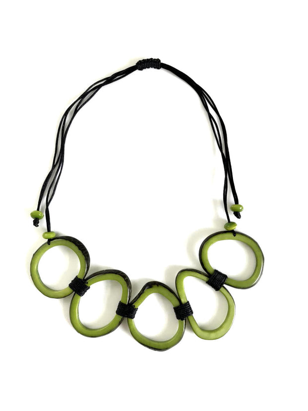 Calamar necklace - Green