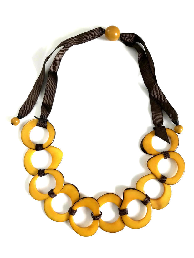 Paola necklace - Yellow