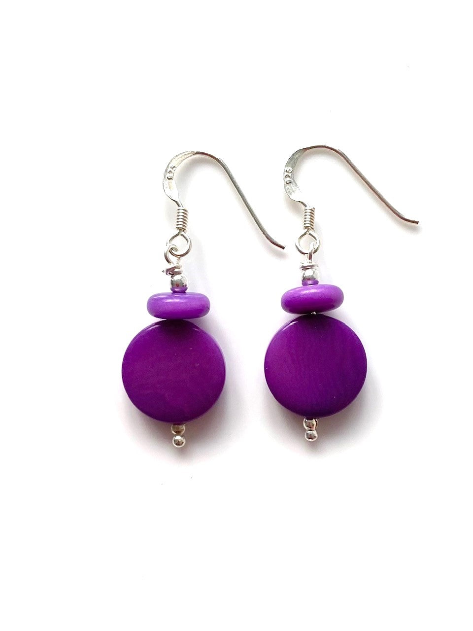 Alicia earrings - Purple