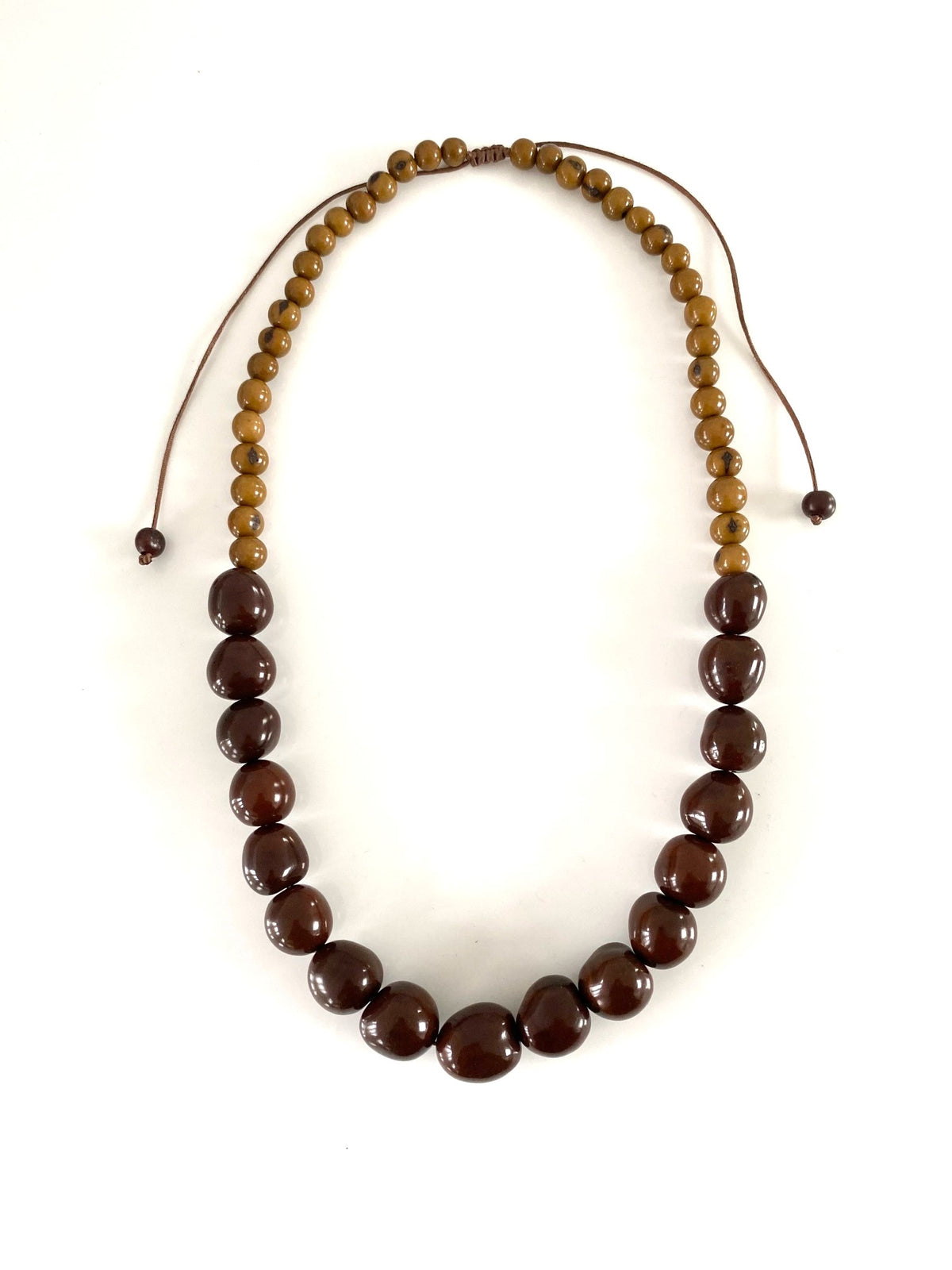 Bombona necklace - Brown Tones