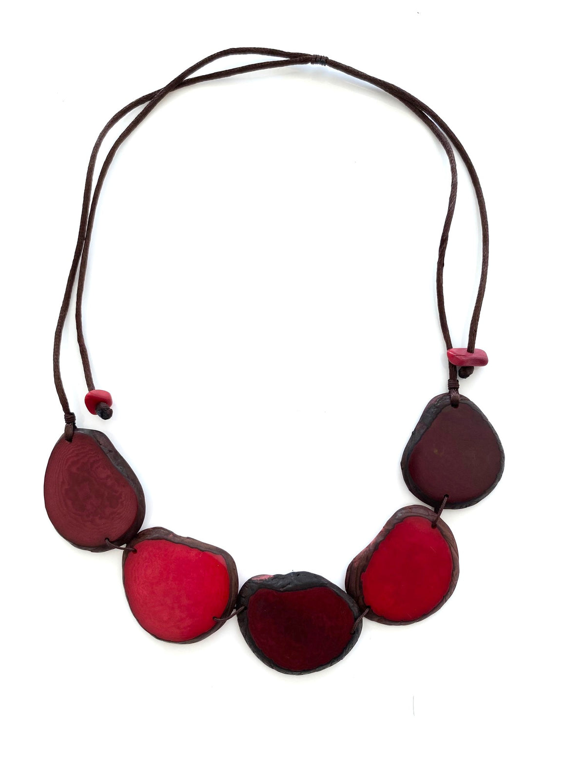Diana Necklace - Red Tones