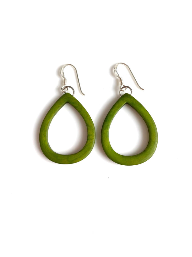 Drops earrings - Green Pistachio