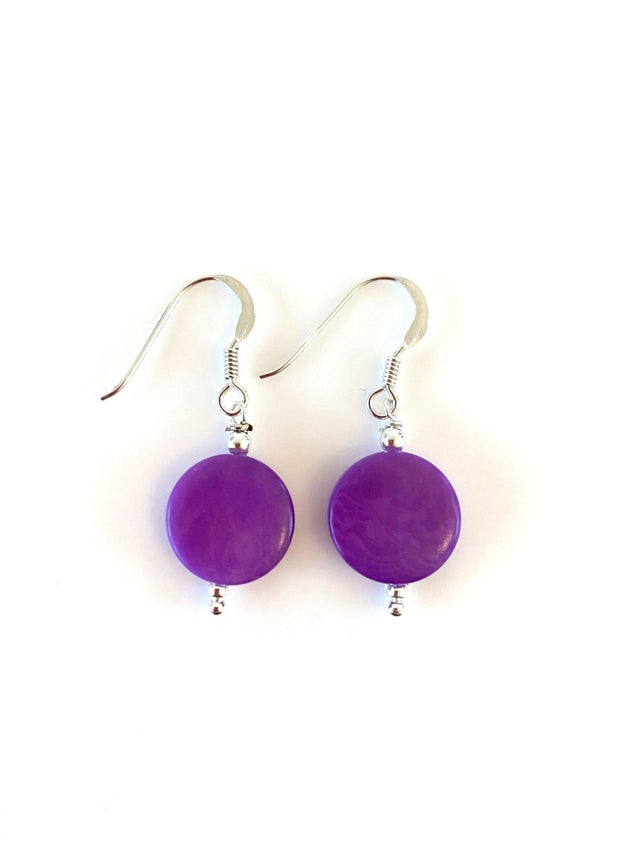 Andrea earrings - Purple