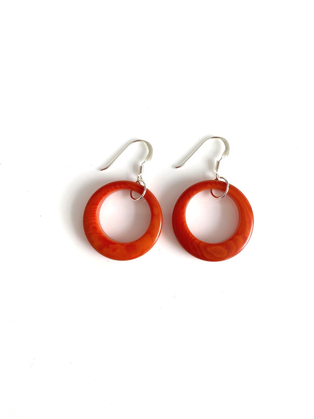 Aros Earrings - Orange