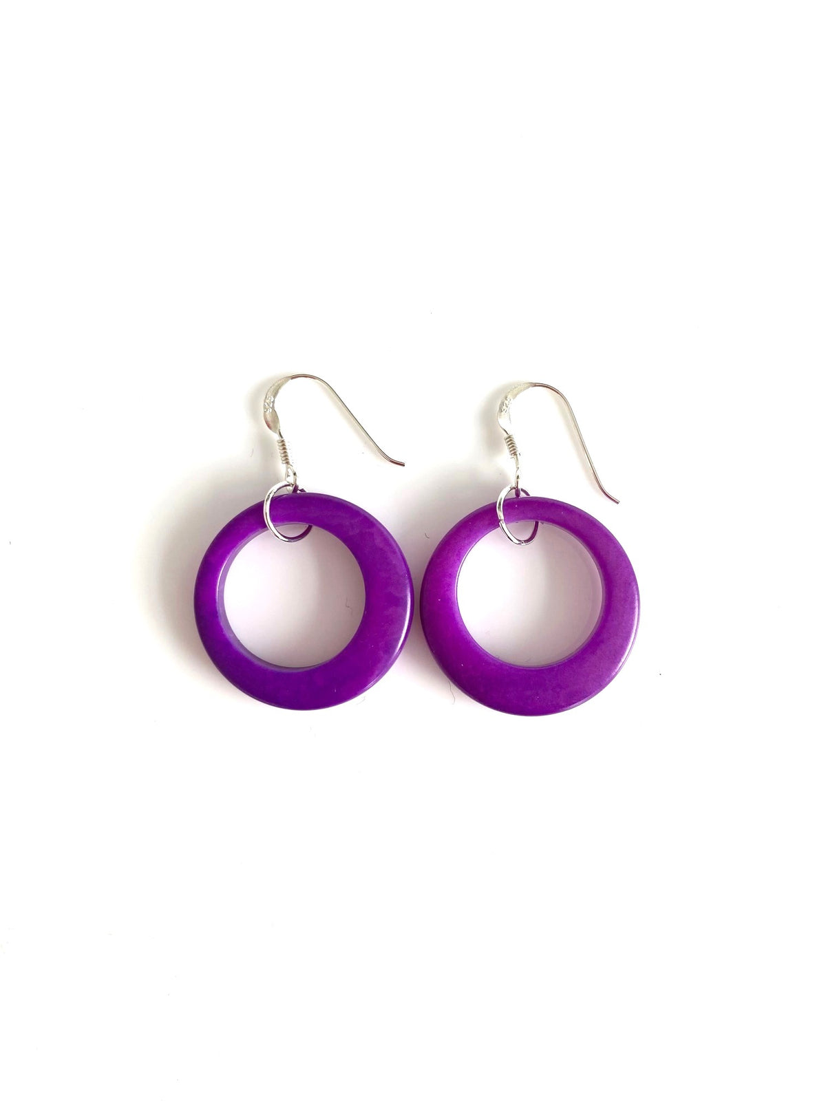 Aros Earrings - Purple