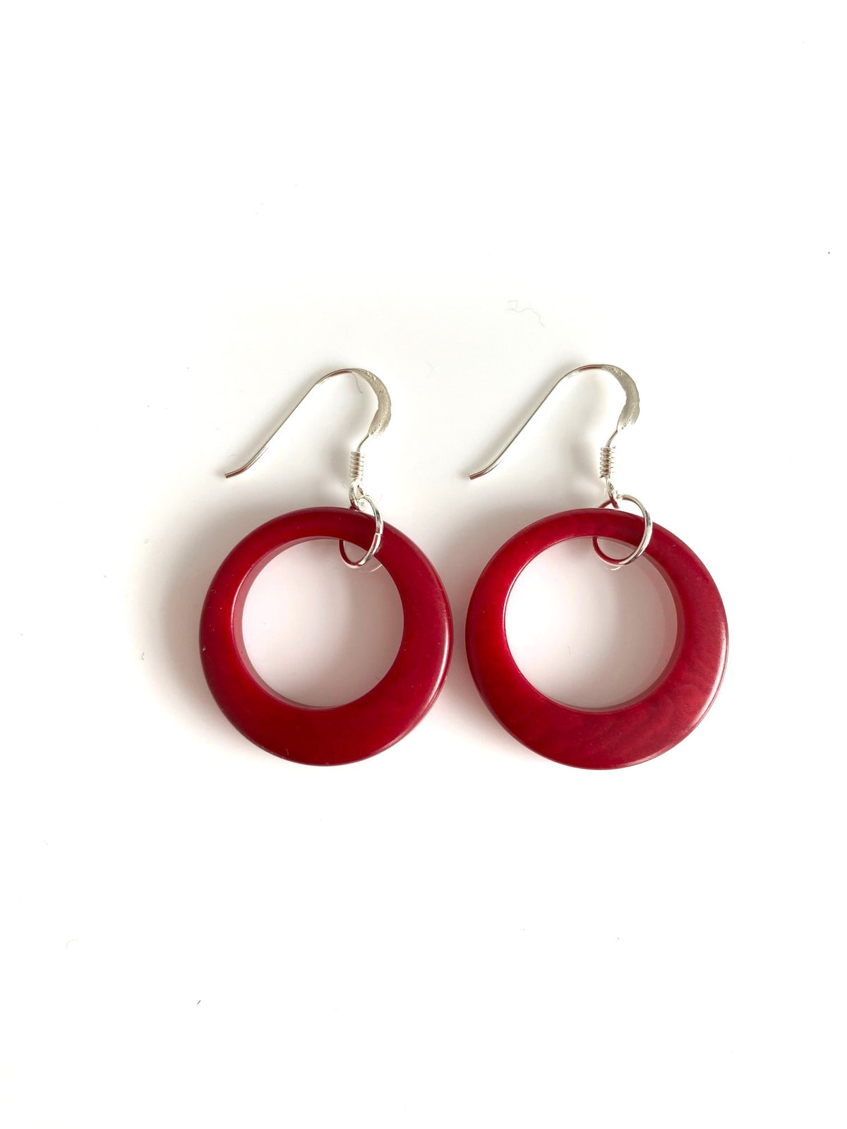 Aros Earrings - Red