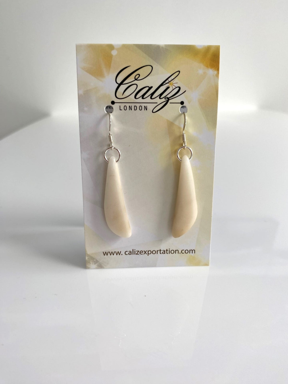 Colmillos earrings - Ivory