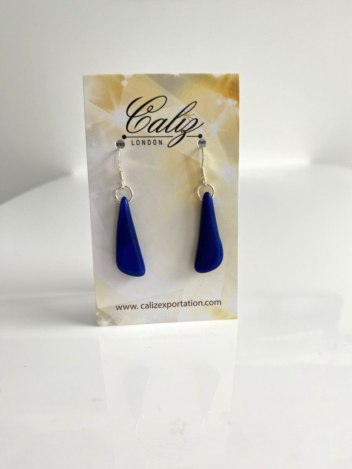 Colmillos earrings - Navy