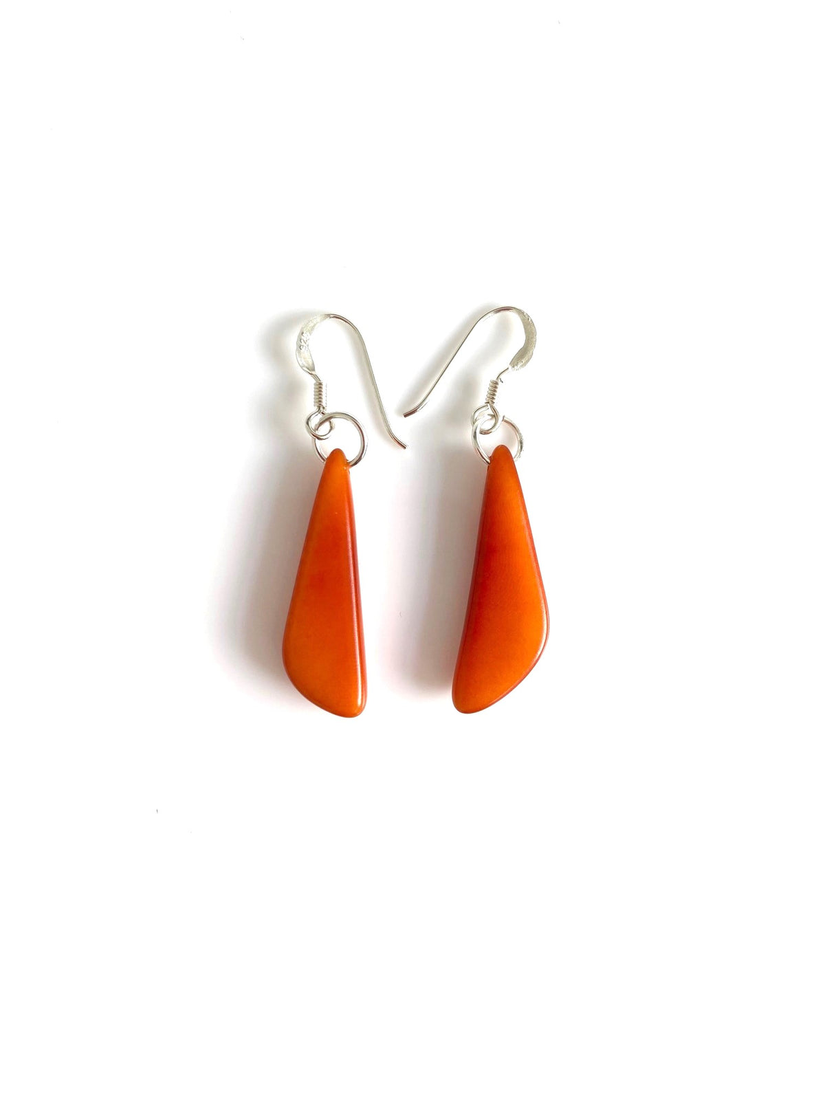 Colmillos earrings - Orange
