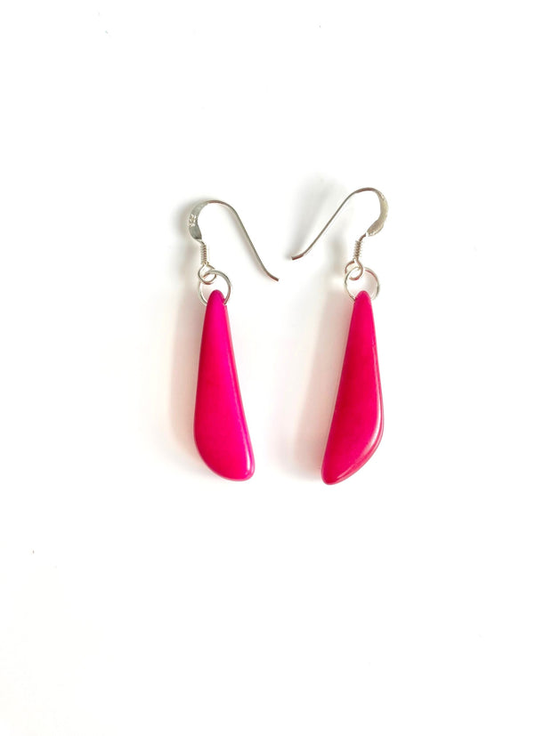 Colmillos earrings - Pink/Fuchsia