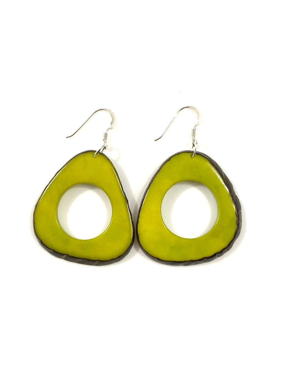 Donut earrings - Green Pistachio