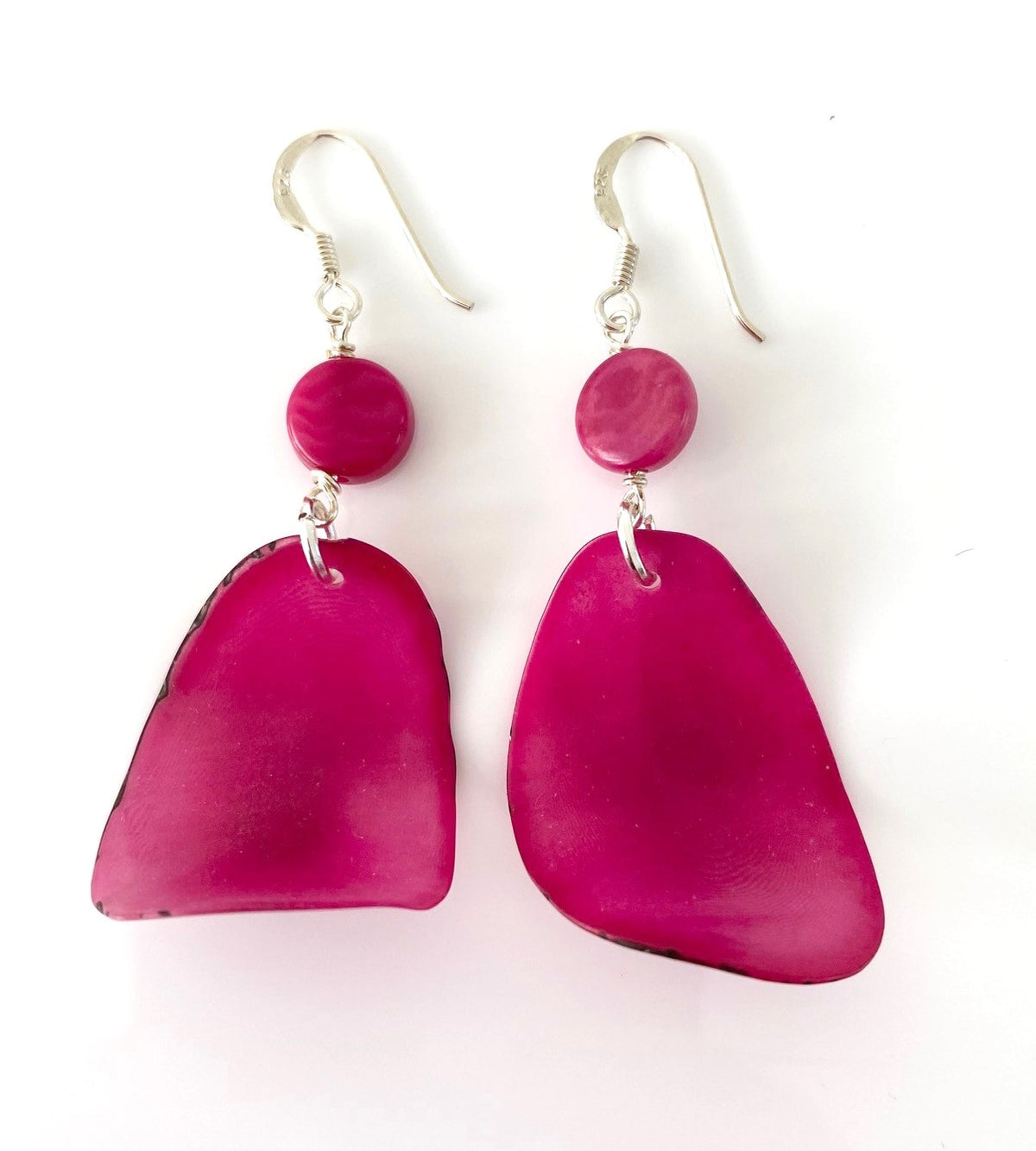 Pluma Earrings - Pink/Fuchsia