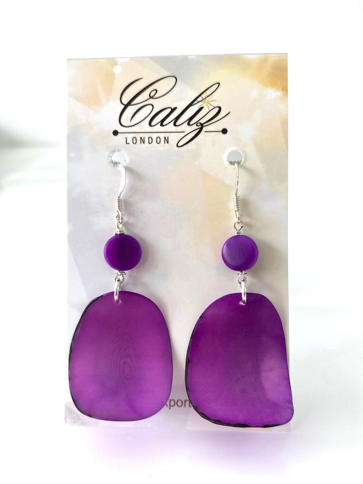 Pluma Earrings - Purple