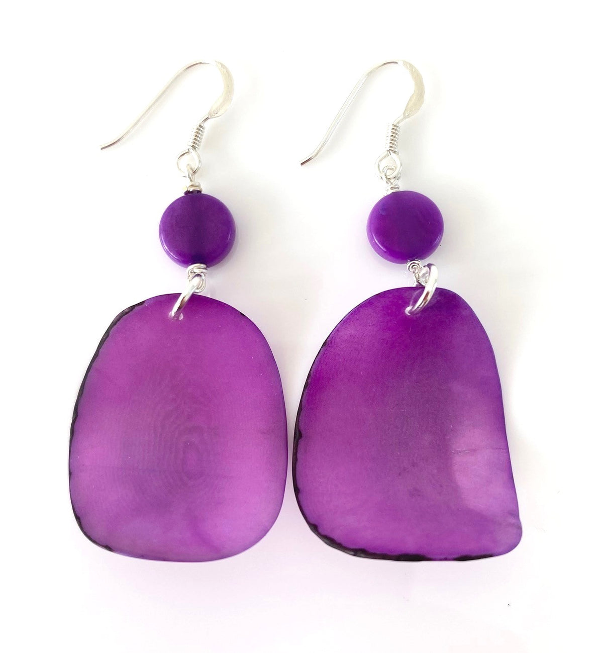 Pluma Earrings - Purple