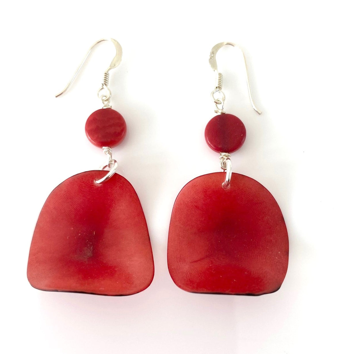 Pluma Earrings - Red