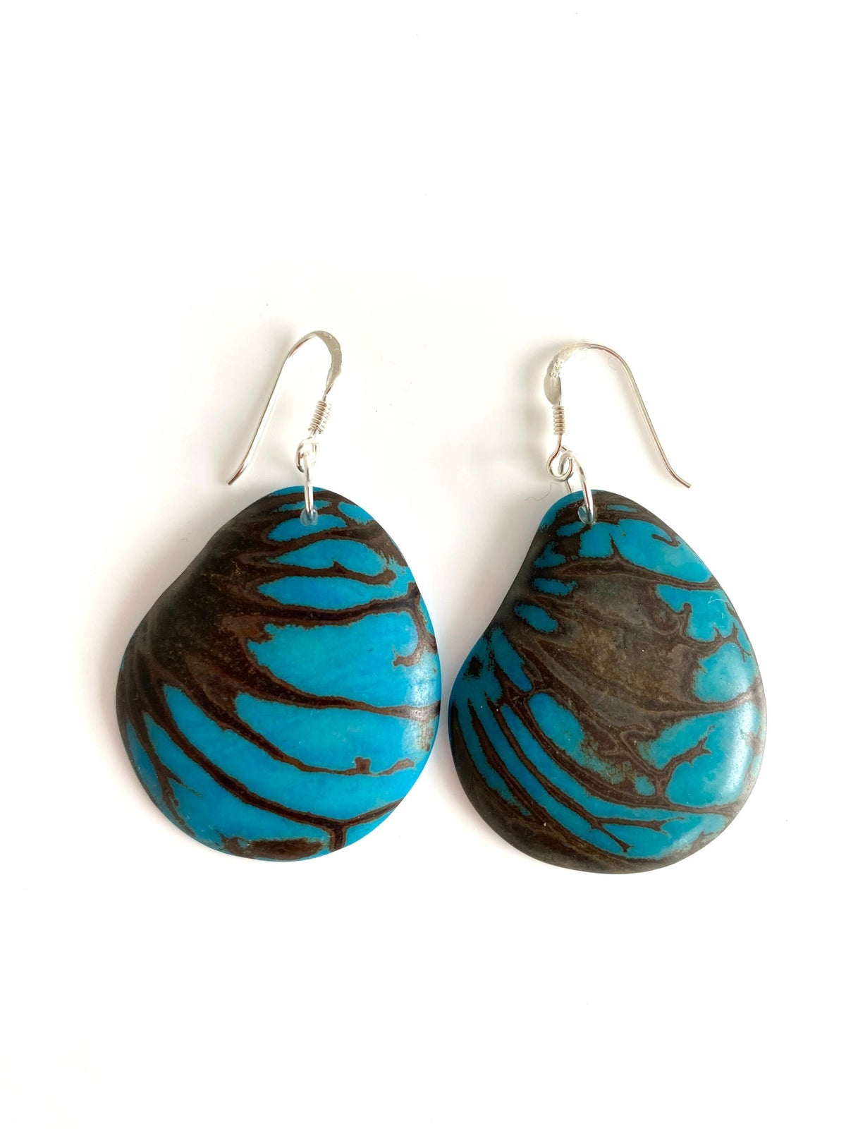 Zebra earrings - Turquoise
