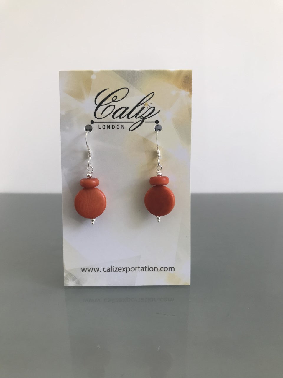 Alicia earrings - Orange