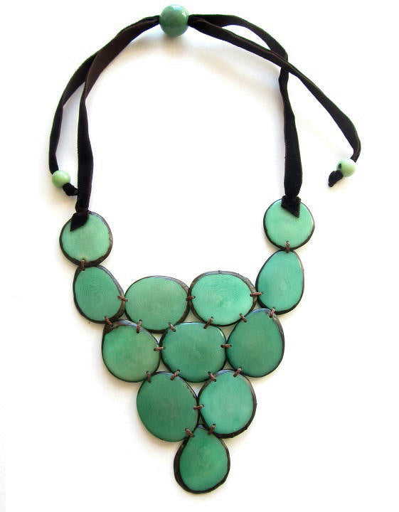 Victoria Necklace - Green Mint