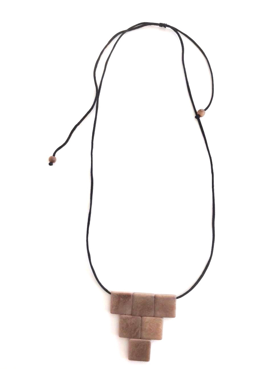 Cairo necklace - Brown Light