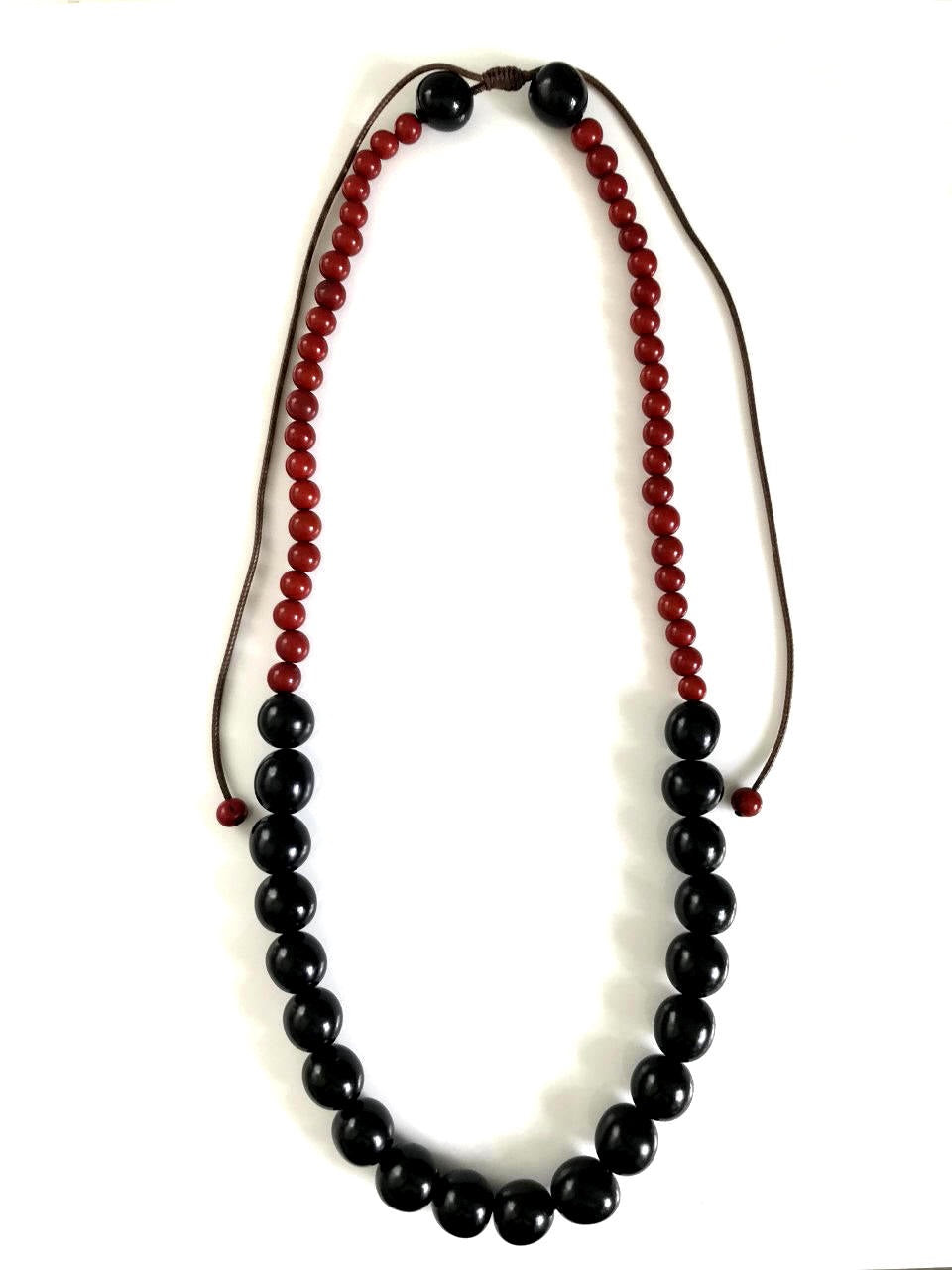 Coqueta necklace - Red and Black