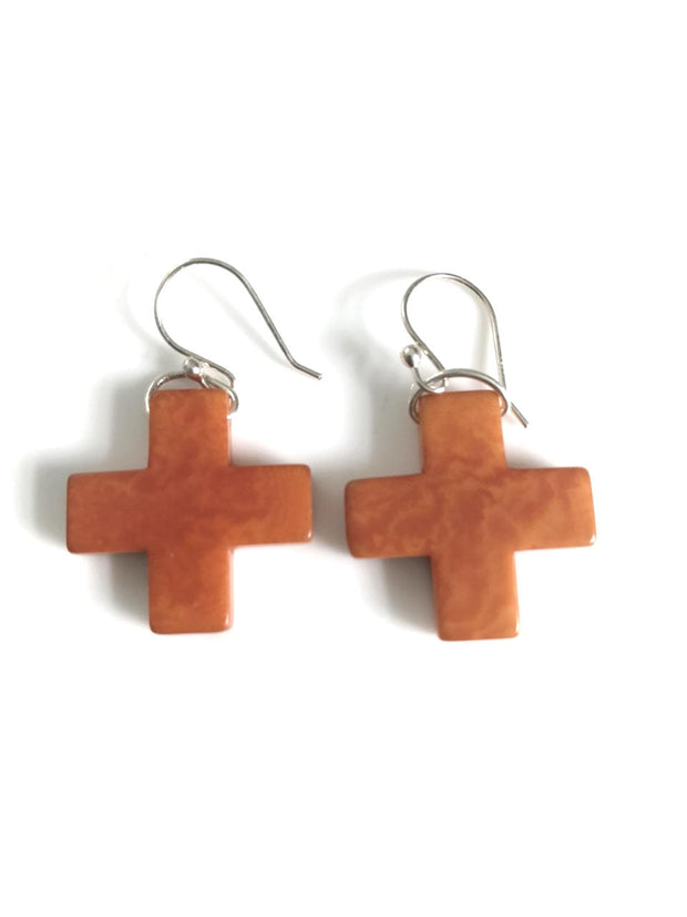 Cruz Earrings - Orange