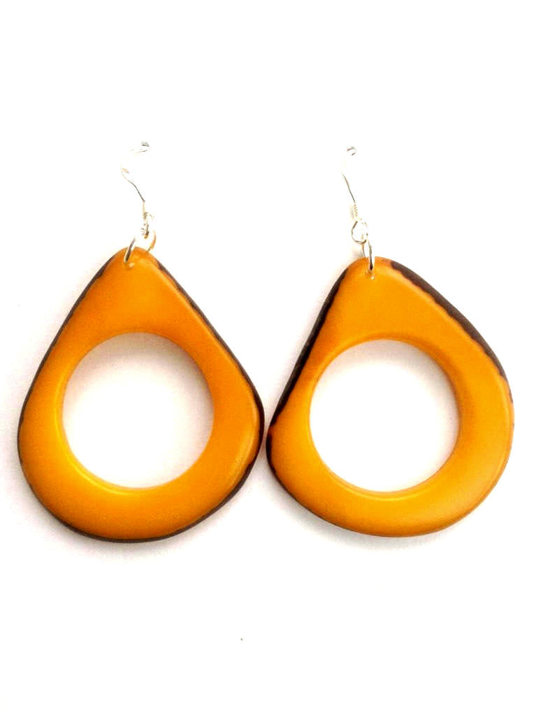 Donut earrings - Mustard