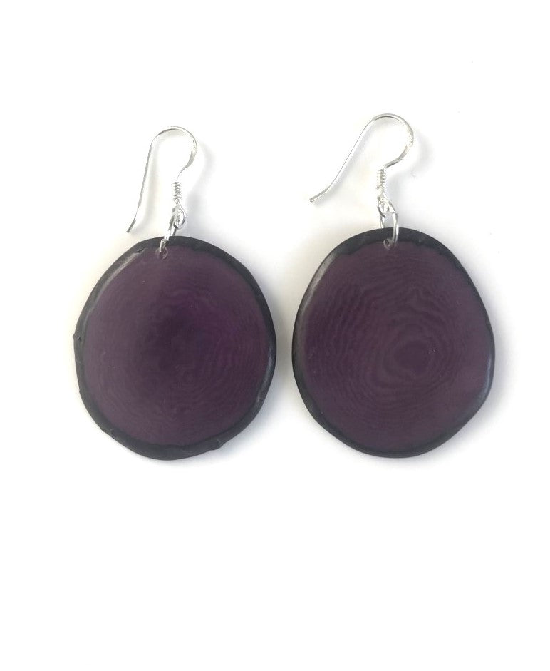 Escama Earrings - Purple