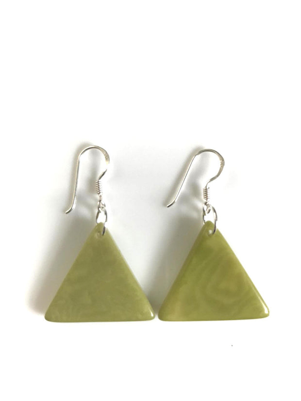 Piramide earrings (22mm) - Green