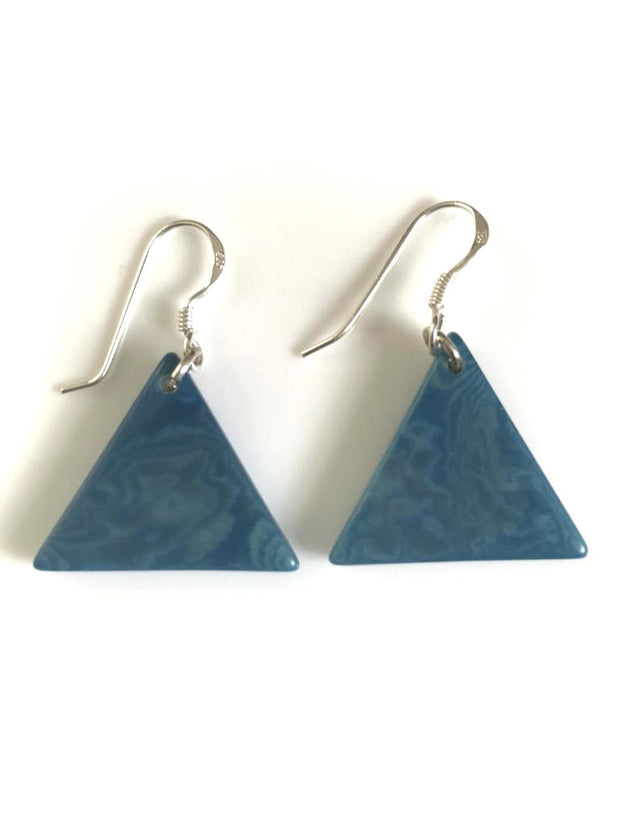 Piramide earrings (22mm) - Turquoise